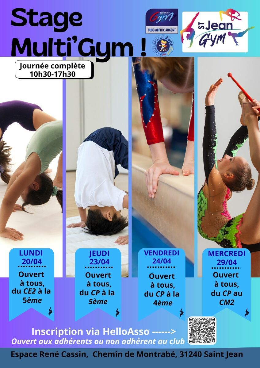 Stage Loisirs Multi'Gym Avril