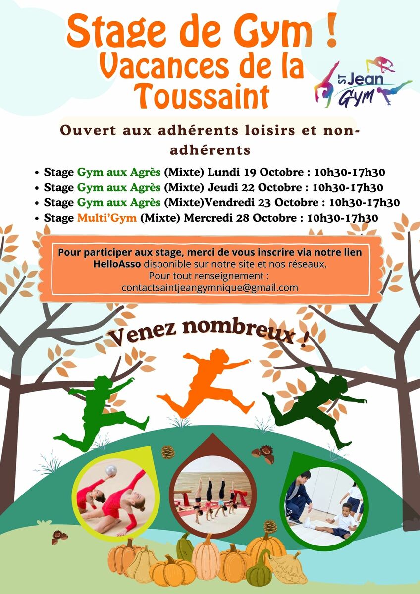 Stage Gym Loisir adhérent & non-adhérent