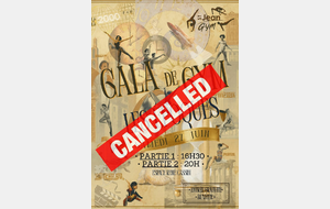Gala de fin de saison ANNULE