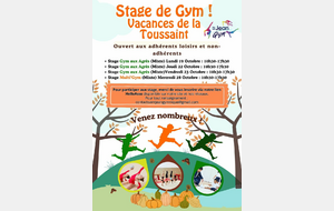 Stage Gym Loisir adhérent &amp; non-adhérent