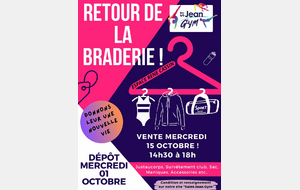 Vente Braderie Saint Jean Gym