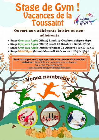 Stage Gym Loisir adhérent & non-adhérent