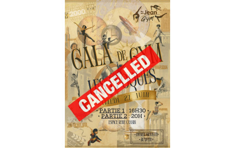 Gala de fin de saison ANNULE